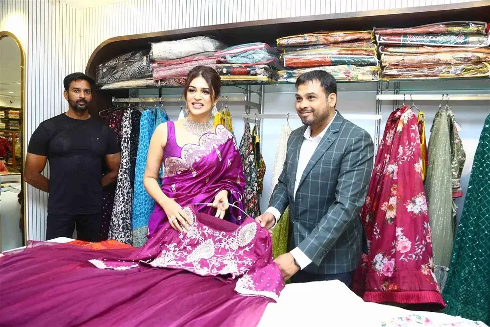 Actress Shraddha Das launches Sri Krishna Silks Showroom